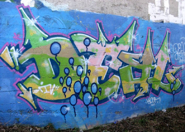 DEAL graffiti zurich switzerland KCBR graffiti crew CNSM graffiti crew