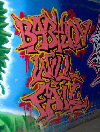 BABYLON WILL FALL graffiti zurich switzerland 