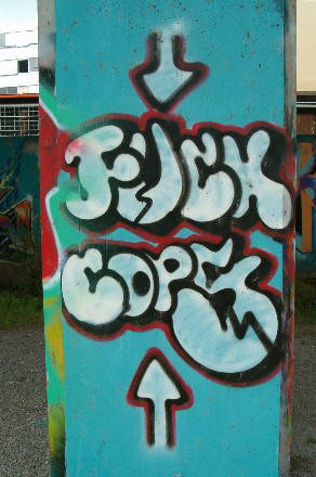 FUCK COPS graffiti zurich switzerland