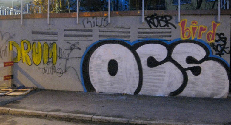 OCS graffiti für FCZ. outcast society for FC Zurich