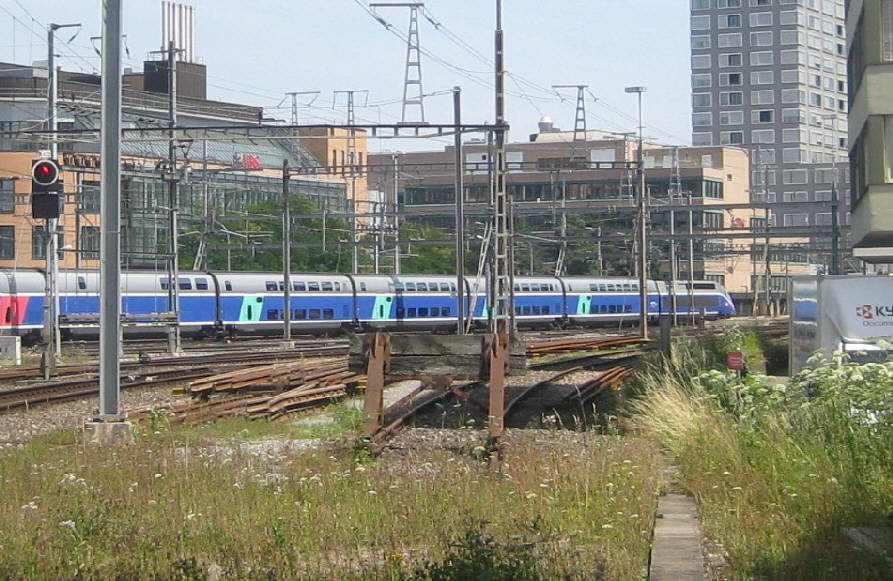 TGV Paris-Zürich im August 2014 Bahnhof Zürich-Altstetten