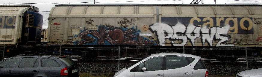 PSYNE SBB güterwagen graffiti zürich