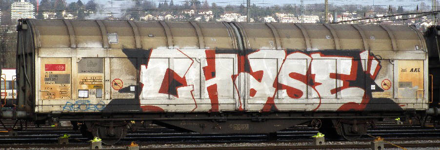 CHASE SBB güterwagen graffiti zürich