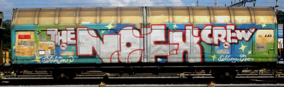 the nofx crew freight graffiti