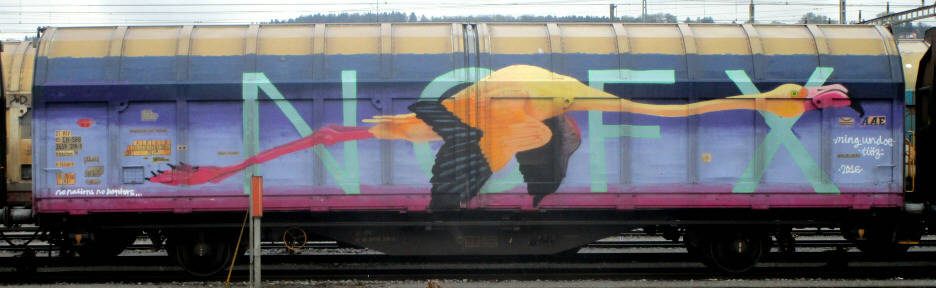nofx flamingo gterwagen sbb graffiti