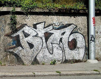 BTA graffiti zrich bergstrasse