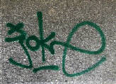 JOKE graffiti crew tag zrich
