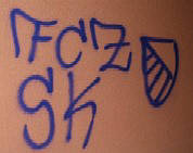 FCZ Sdkurve Graffiti tag Goldbunnenplatz Zrich