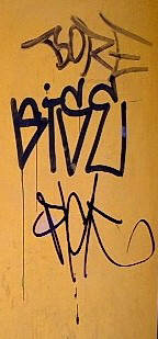 BORE graffiti tag BISE graffiti tag Zrich Schweiz