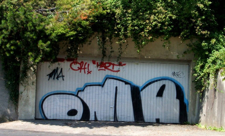 OMA graffiti garage zürich