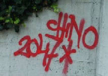 2047 CHINO graffiti tag zürich