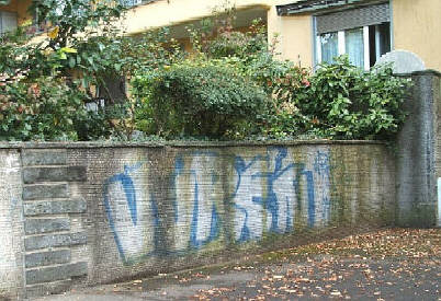 vuren graffiti klosbachstrasse zrich-hottingen