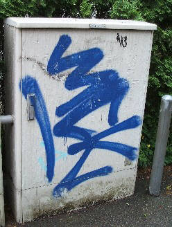 MCK graffiti crew tag zrich