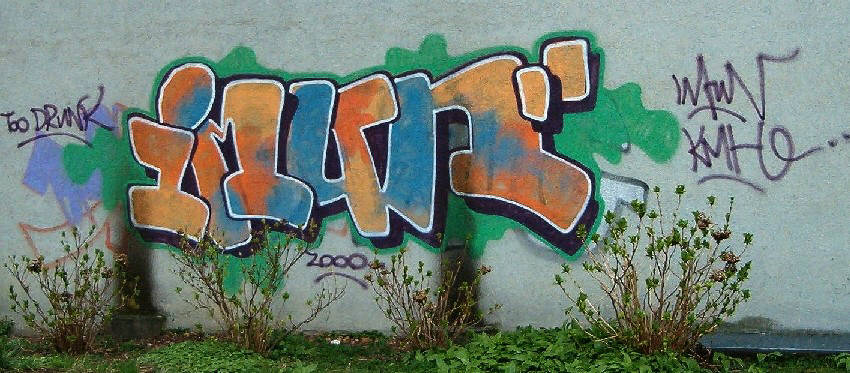 IMUN graffiti zrich KMH graffiti crew 2000