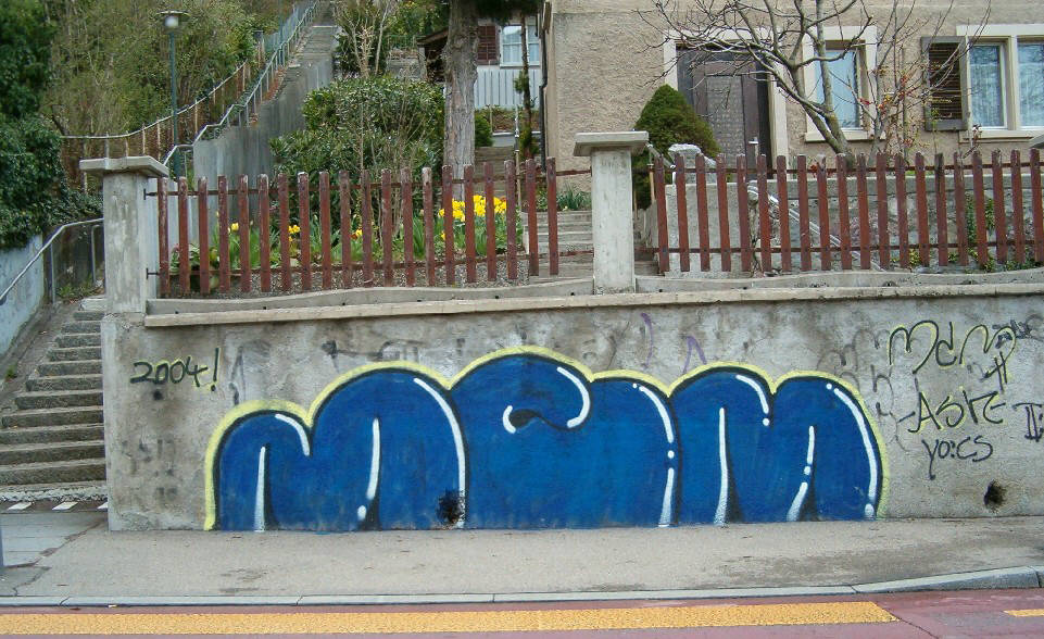 MCM graffiti crew zrich 2004