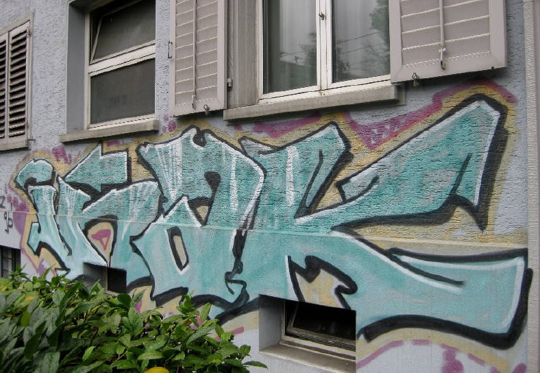 INAK graffiti zrich 