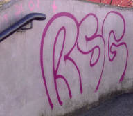 RSG outline graffiti zürich wipkingen