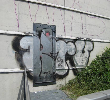 KTV graffiti zürich letten
