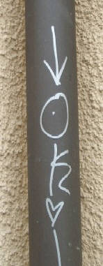 OKI graffiti tag zrich