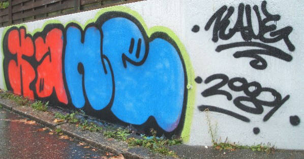 KANE graffiti zrch 16.10.2008. fuck the police