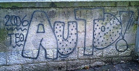 AUTO TEO OKID graffiti zrich schweiz 2006 fuck the cops